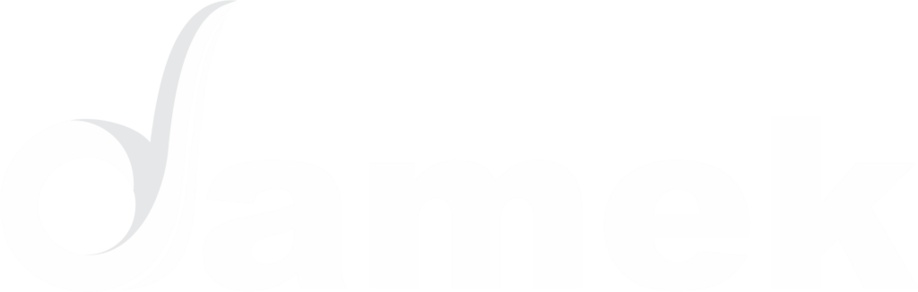 Logo Damek branco
